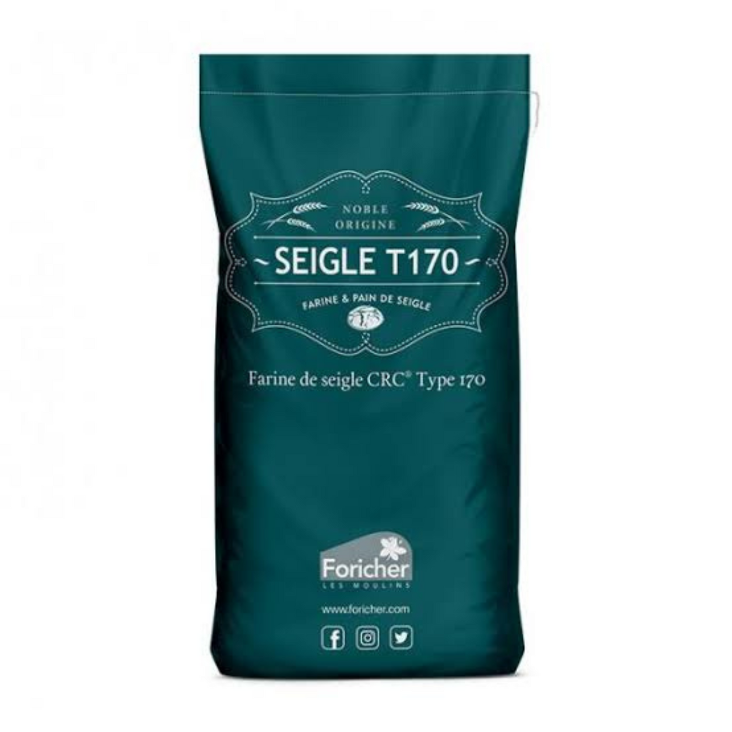 T170 Wholemeal Rye Foricher 25 kg Sack