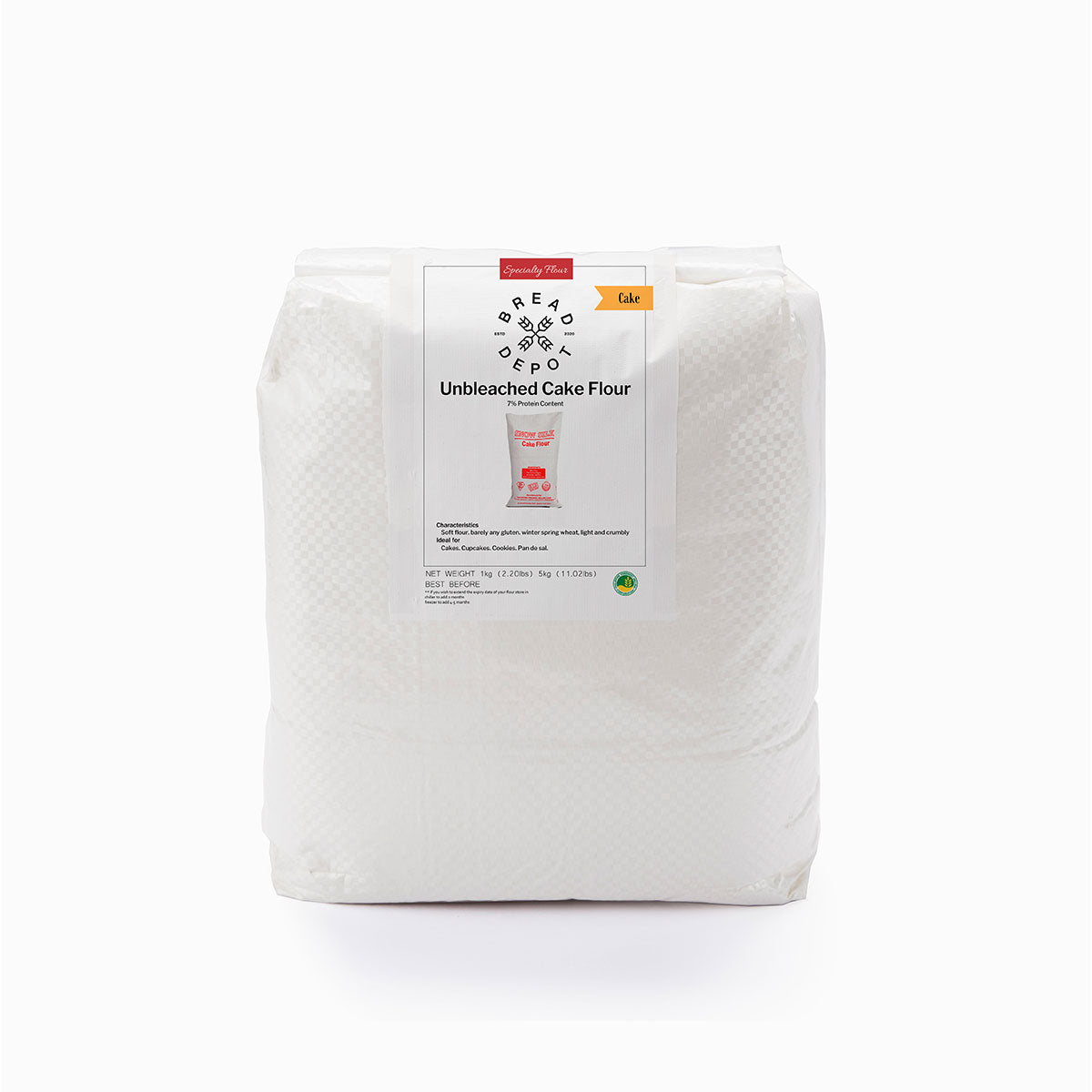 Unbleached Snow Silk Cake Flour 25 kg Sack